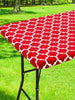 1pc Rectangular Tablecloth, Christmas Table Decor, Waterproof Stretch Tablecloth Fits 6ft Table, Wipe Clean Flannel Backed Vinyl Tablecloth, Suitable For Picnic, Camping, Indoor, Outdoor, Christmas